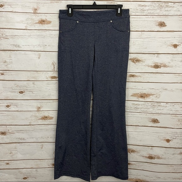 Athleta Pants - Athleta Blue Bettona Flare Athletic Pants Pull On Flared Leggings